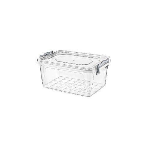 Caja Plastica Transparente 20 Litros Apilable Y Encastrable 0