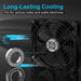 Eluteng 120mm Ventilador 2 En 1 Ventilador Dual Usb Ventilad 3