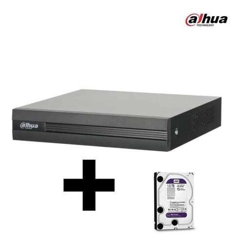 Xvr Dahua Xvr1b08-i 8ch 1080p + Disco 1tb Western Digital 0