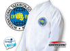 Taekwondo Uniform Dobok Granmarc Homologated ITF Official with White Belt 2