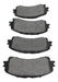 Set of 4 Cobreq Front Brake Pads Chevrolet S10 2.8 2016 1