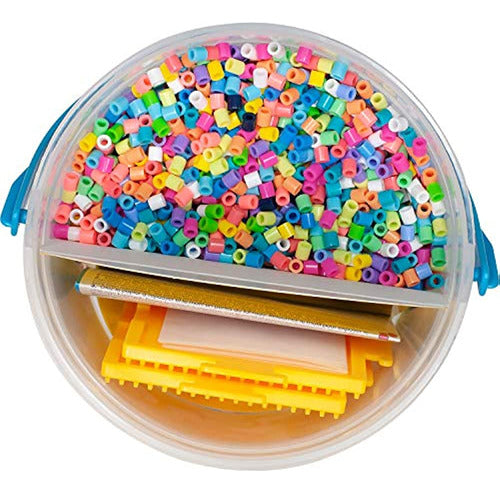 Perler Tie Dye Colors Beads Bucket Kit, 5000pcs 1