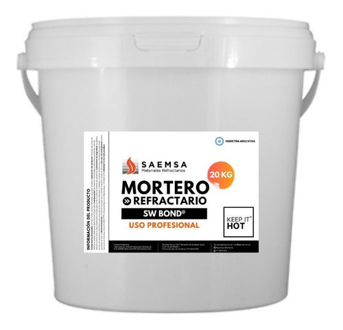 Mortero Refractario 20kg 0