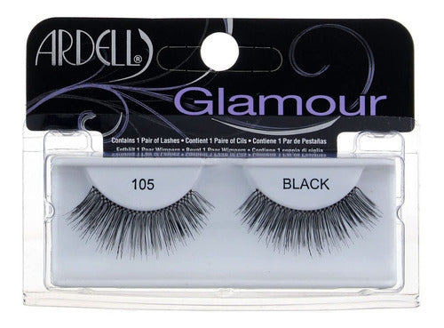 Ardell Glamour 105 Black False Eyelashes 0