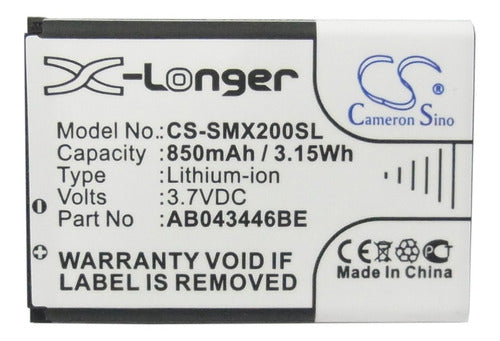 Cameron Sino Battery for Samsung X156 C300 C308 C400 C408 C450 C520 D520 1