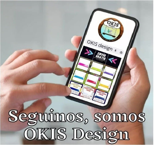 OKIS DESIGN Hamaca De Madera Pintada Con Herrajes Combo X 3 Promo!!! 1