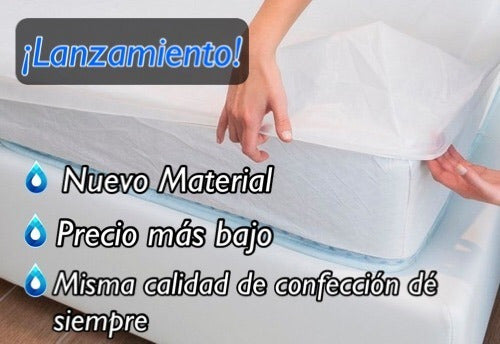 Mat.er Equipamientos Cubre Colchon 2 1/2 Plazas Impermeable Incontinencia 200x160 2