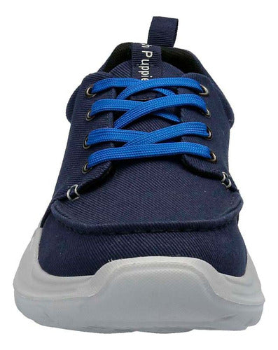 Hush Puppies Alfie Lace Navy Shoes for Men 2