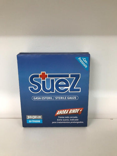 X10 Boxes of Suez 30x30 Sterilized Gauze - 10 Pieces 1