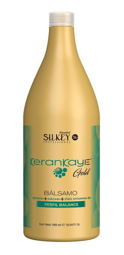 Shampoo + Bálsamo Silkey Kerankaye Perfil Balance 1480 Ml 3c 2