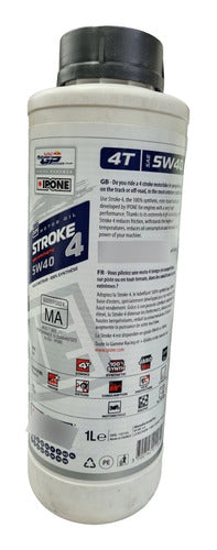 Ipone Stroke4 Synthetic 5w40 Lidermoto Oil 1