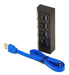 Hub Usb Extensor Regua Plug And Play Speed Switch Led 1tb 0