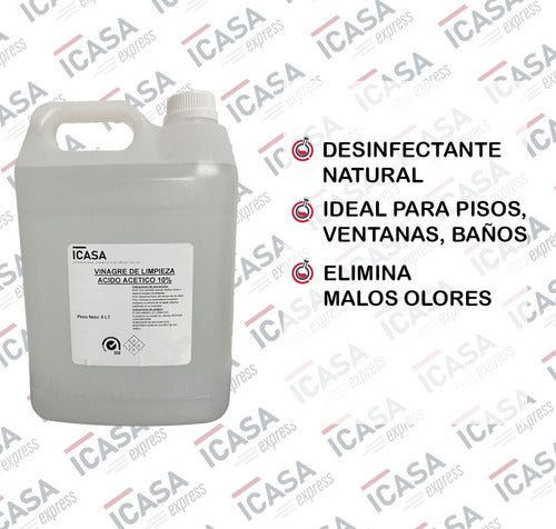 Icasa Cleaning Vinegar Concentrate 15 Lt 10% Acidity 1