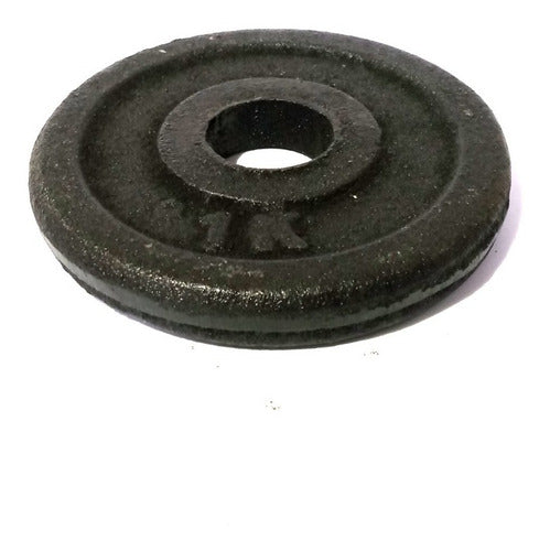 GMP Cast Iron Weight Plates 1 Kg for 30mm Bars 0