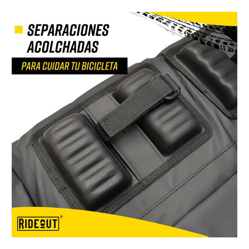 Portabicicletas Para Portalon Camioneta Pick-up Pad Flyrock 5