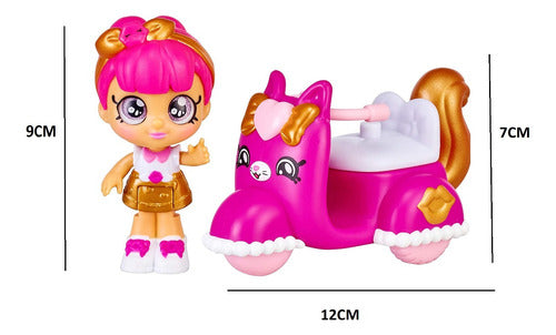 Kindi Kids Minis Doll with Vehicle Lippy Lulu 1