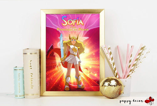 Lámina Imprimible De She-ra Personalizada Con Nombre Shera 3