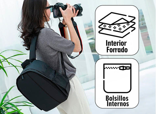 Camera Backpack with Adjustable Padded Dividers 4