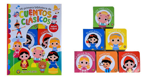 SORELLA LIBROS Lote X 6 Mini Libros Infantiles De Cuentos Clasicos 0