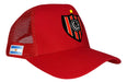 Mdt Cap Premium Chacarita Juniors Trucker Hat with Emblem 1