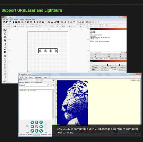 Mks Dlc32 Grbl Cnc Con Esp32 Wifi Cnc Laser Controladora 2