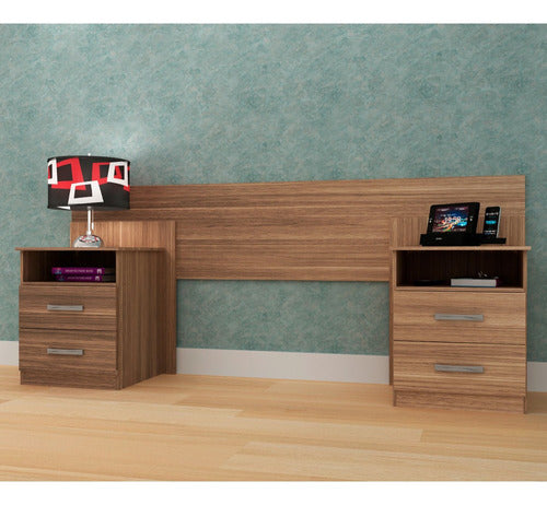 Welaman Modern Bedroom Set with Somier, Wardrobe, Headboard, and Dresser 2