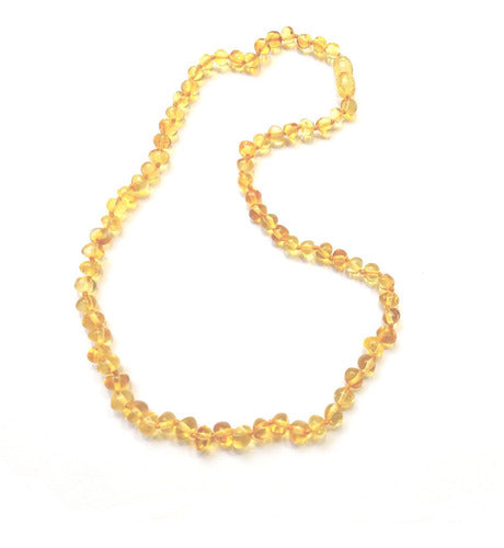 Certified 38 cm Amber Necklace for Children or Adults 0