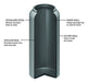 Fifty Fifty Double Wall Vacuum Insulated Water Bottle 1