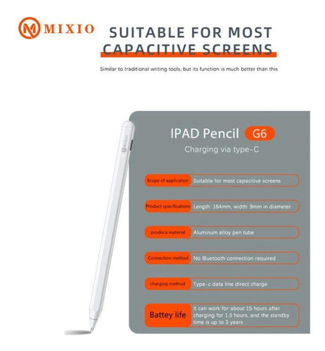 Mixio Fine Tip Capacitive Optical Pen Stylus for Drawing 5