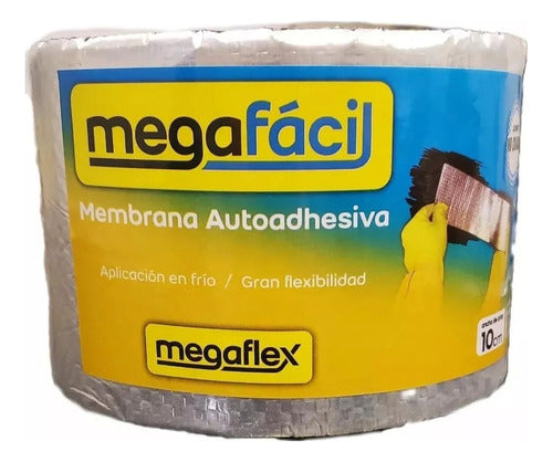 Megaflex Membrana Autoadhesiva Megafácil 10cm X 10mts 1