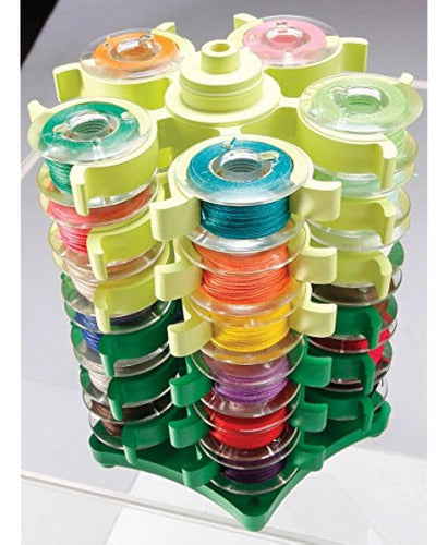 Clover Stack N Store Bobbin Tower with Nancy Zieman-3-1 1