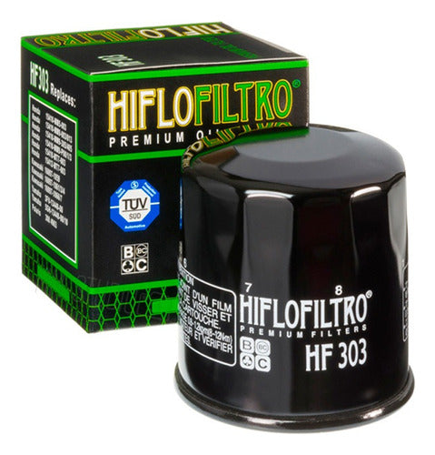 Hiflofiltro Air and Oil Filter Pack for Kawasaki ER6 N 1