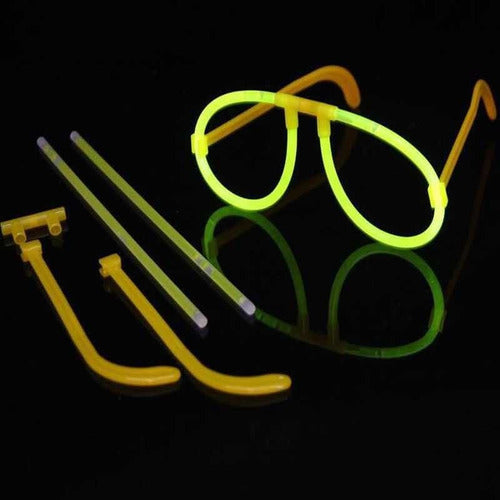 Neon Aviator Glasses Luminescent Neon Lights x 1 Unit Party Supplies 1