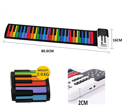 ~? Magicon Nuevo Piano De Música Digital Electrónico Enrolla 2