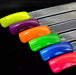 TS Fluorescent Neon Nail Art Powder Pigments Set 1