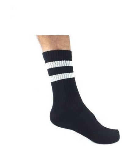 Pack of 6 Men's Striped Cotton Socks by Floyd - MJ1420 0