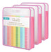 Caydo Pink Paper Organizer for Scrapbooking, Holds 30x30 cm 0