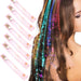 Cotillón Luminoso Quilmes 40 Luminescent Fiber Optic Hair Extensions 0