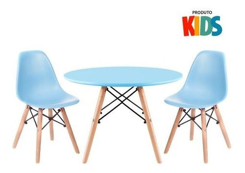 Alto Impacto Eames Kids Table Combo + 2 Children Chairs 6