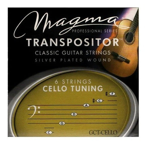 Magma Encordado Cuerdas Guitarra Clasica Transpositor GCT-CE 0