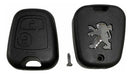 Keyfad Kit Llave Carcasa Peugeot 206 207 + Pila + Pulsadores 6