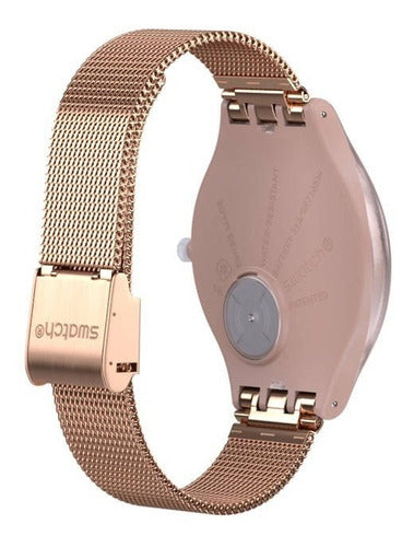 Swatch ASVUP100M Rose Gold Stainless Steel Strap - New 0