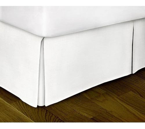 White Mushka Bed Skirt 2 1/2 Seater 1.50m with Found Panel 0