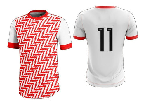 10 Football Shirts Numbered Sublimated Delivery Today 51