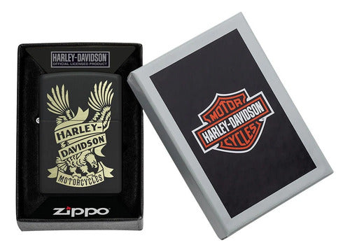 Zippo Encendedor 49826 Harley Davidson Original Garantia 1