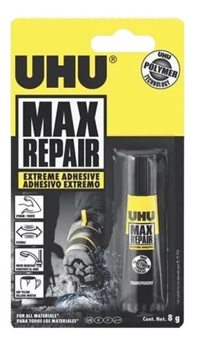 Adhesivo Pegamento Uhu Max Repair 8grs 0