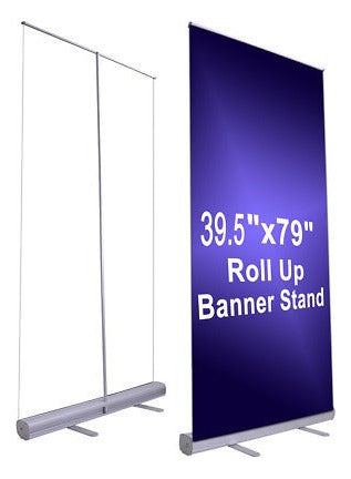 Aluminum Adjustable Rollup Banner Stand 39.5 x 79 2