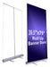 Aluminum Adjustable Rollup Banner Stand 39.5 x 79 2