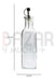 CR Glass Oil and Vinegar Bottle with Spout 250ml 1