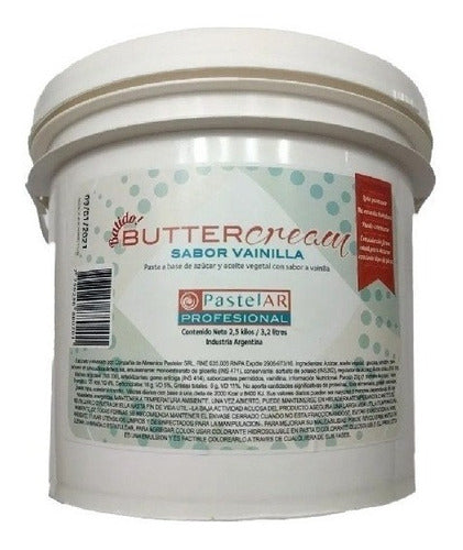 Buttercream Pastelar Sabor Vainilla Lista Para Usar X 2.5k 0